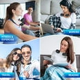 thumbnail image 6 of Portable Neck Fan, Hand Free Personal Mini Fans USB Rechargeable,360 Degree Free Rotation for Traveling, Sports, Office, Reading (3 Speed Adjustable, Headphone Design) Wearable Neckband Cooler (Black), 6 of 6