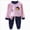 A107-Pink, variant on Boys Pajamas Set Long Sleeve Sleepwear Pajama Set For Big Boys,Nightwear 6-12 Months 12-24 Months 2t 3t 4t 5t 6t 7t 8t 9t Children(Dark Blue,3-4 Years)