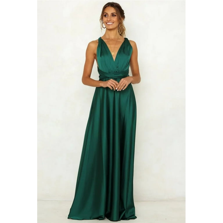 Emerald green multiway dress cheap