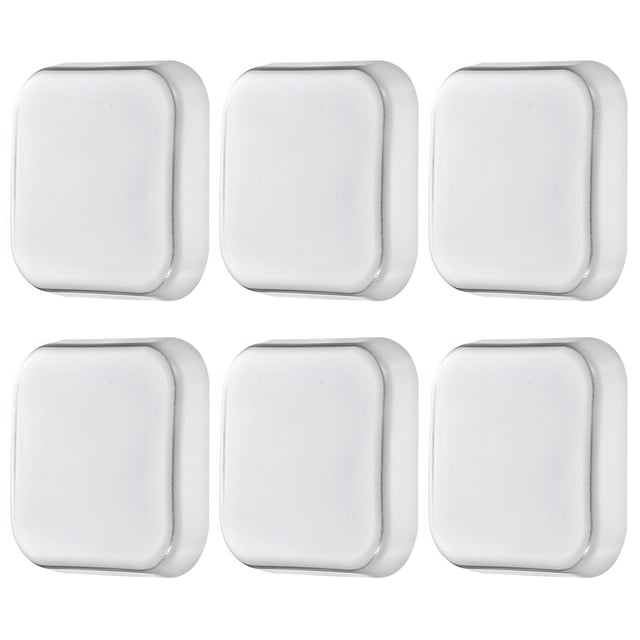 Protector de pared para puerta Uxcell, topes de puerta de goma autoadhesivos en forma de diamante, protectores redondos para pomos de puerta, cojín de pared 1.57"