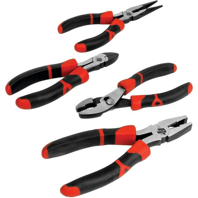 Performance Tool W30765 Pinces Joint Antidérapant/ Diagonal/ Long Nez/ Linesman 6 Pouces/ 7 Pouces Longueur Non Réversible Sans Retour Automatique Acier Chromé Vanadium Ensemble de 4