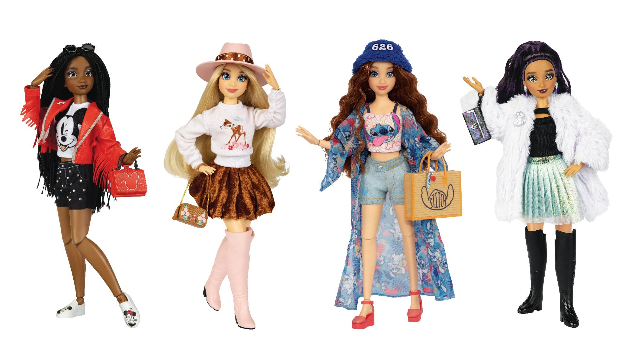  Disney ily 4EVER Dolls Disney 100 - Stitch 11.5 Tall with 13  Points of Articulation, Two Complete Mix-and-Match Outfits and Glittery  Mickey Ring for You! : Toys & Games