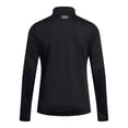 thumbnail image 3 of Camisa Under Armour Tech Quarter Zip XXL para mujer, color blanco y negro, 3 of 3