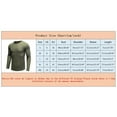 thumbnail image 5 of Yoodem Mens Shirts Men's T-shirts Solid Neck Long-sleeved Striped Breathable Blouse Bottoming Round Top Color Men's Shirt Men's Blouse Shirts for Men Gray M, 5 of 6