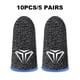 thumbnail image 5 of Seitruly 10 piezas de fundas para los dedos para juegos de teléfonos móviles, guantes antideslizantes sensibles al sudor, cubiertas de fibra ultrafinas Type3 NO3, 5 of 6
