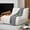 White, variant on Bean Bag Chairs with Filler Faux Fur Fireside Beanbags Lazy Sofa for Memory Foam BeanBag Chair Bean Bag Sofa for Bedroom, Living Room, Office and Home