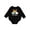 AB-Black, variant on 1st Birthday Kiss Me Im One Baby Fleece Bodysuit