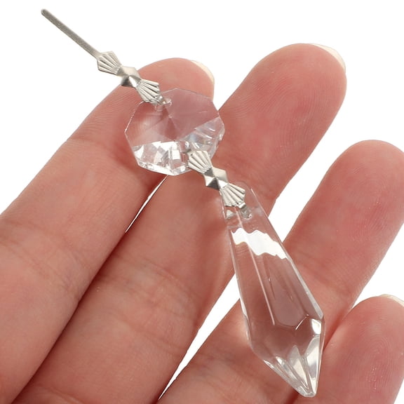 ELAYARD 20Pcs Chandelier Crystals Pendant Replacement Parts for Home Dining Living Room