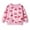 Pink, variant on Eltusu Little Girls Graphic Sweatshirts, Casual Crewneck Cotton Long Sleeve Spring Fall Tops Pink Size 6 T