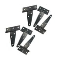 thumbnail image 3 of Bisagra En T Triangular, Bisagra En T Galvanizada Con 6 Orificios Para Tornillos Resistente Al Desgaste Para Puertas De Gabinete, 3 of 8
