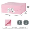 thumbnail image 3 of Caja de regalo GoooodGift, rectangular plegable, rosa, 33 x 28 x 13,5 cm, 3 of 7