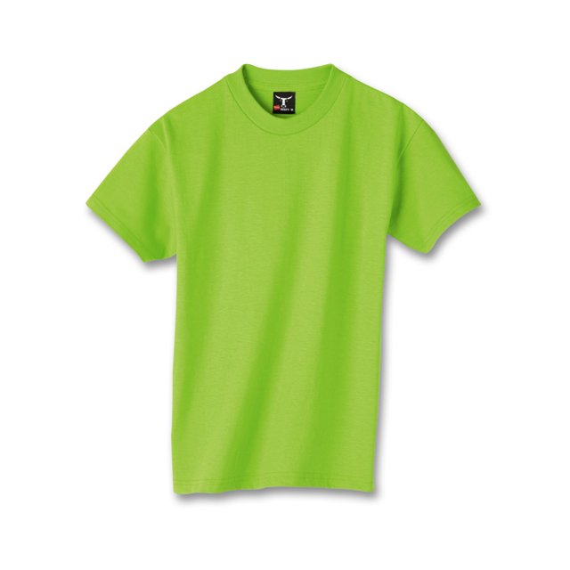 Hanes Beefy-T Boy`s T-Shirt, XL, Lime