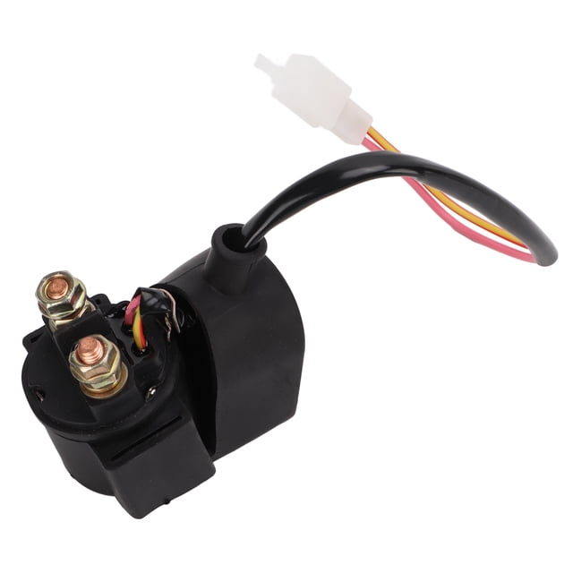 Relé de arranque del motor, 2 pines, 12 V, relé de arranque, relé de arranque para motos de cross, diseño aerodinámico