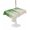 Green, variant on Outdoor Tablecloth with Umbrella Hole for Patio/Picnic/Party, Green Eucalyptus Leaves Waterproof Table Cloth Rectangle Table Cover Washable, Weeping Summer Botanical Watercolor Rustic (52"x 70")