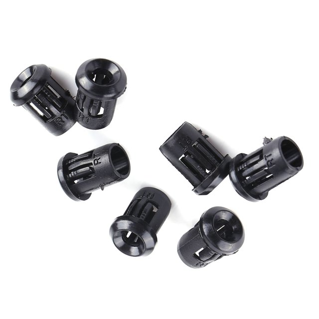 50 Uds. Soporte De Diodo 3mm 5mm 8mm 10mm Clip De Montaje De Bisel De Nailon Para Fijar LED A Placas