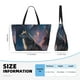 thumbnail image 4 of Fotbe Night Sky Wolf Bolsa de Viaje para Playa - Resistente al Agua, Bolsa Tote de Gran Capacidad y Ligera con 7 Bolsillos para Mujeres y Hombres, 4 of 7