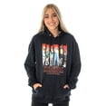 thumbnail image 2 of Stranger Things Adult Men's Blurred 6 Character Team Panel Sweatshirt Pullover Hoodie, 2 of 7