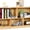 Yellow, variant on HarmonyStrings 5 Cube Bookcase, 2 Tier Wooden Storage Open Bookshelf, Multipurpose Display Storage Cabinet for Living Room, Bedroom, Hallway, Kid's Playroom, Reading Nook-Natural