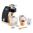 thumbnail image 1 of Juego de juguetes Pretend Play para cafetera con forma de cocina, madera, negro, 1 of 1