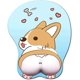 thumbnail image 1 of 3D Mouse Pad with Wrist Rest, Ergonomic Soft Silicone Gel Gaming Mousepad, Cute Corgi Dog Anime Mous, 1 of 3