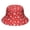 Red Christmas Snowflake Pattern-1, variant on Red Christmas Patchwork Pattern Bucket Hat, Beach Bucket Hat with Wide Brim & Breathable Fabric, Foldable Design Gifts for Birthday Christmas Thanksgiving