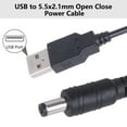 thumbnail image 4 of YIEMEEN Reliable USB Cable with ON Off Button 5V Powers Plug Connectors Easy Device Management USB to 5v Power Cable 1.5m, 4 of 15