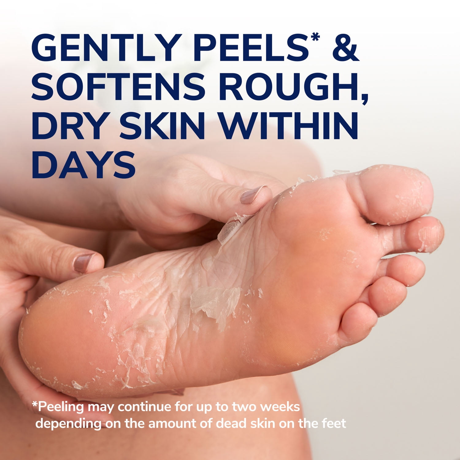 (4 pack) Dr. Scholl's Ultra-Exfoliating Foot Mask for Rough, Dry Skin with Urea - 1 Pair