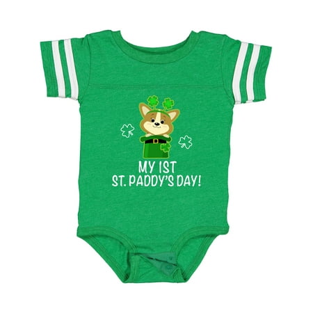 

Inktastic First St Patricks Day Outfit Gift Baby Boy or Baby Girl Bodysuit