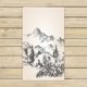 thumbnail image 1 of Toallas Playa Baño Piscina ABPHQTO Montañas Paisaje Sketch 40x70 cm, 1 of 1