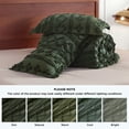 thumbnail image 4 of U by Bedsure Queen Tufted Boho Comforter Set, 3 Pieces Farmhouse Shabby Chic Embroidery Bedding Set, Soft Jacquard Bronze Green Comforter for All Seasons, 4 of 10