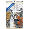thumbnail image 3 of China Landscape with Waterfalls Wall Poster with Wooden Magnetic Frame, 22.375" x 34", 3 of 3