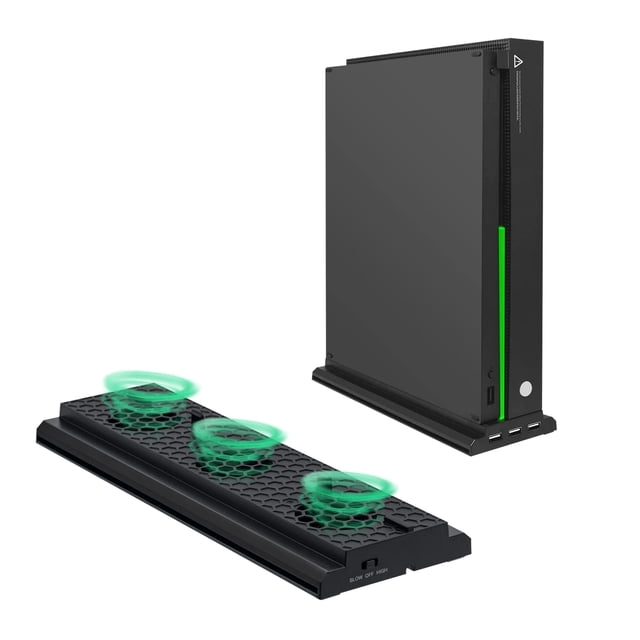 Soporte de refrigeración vertical Mcbazel con ventilador de refrigeración para Xbox One X