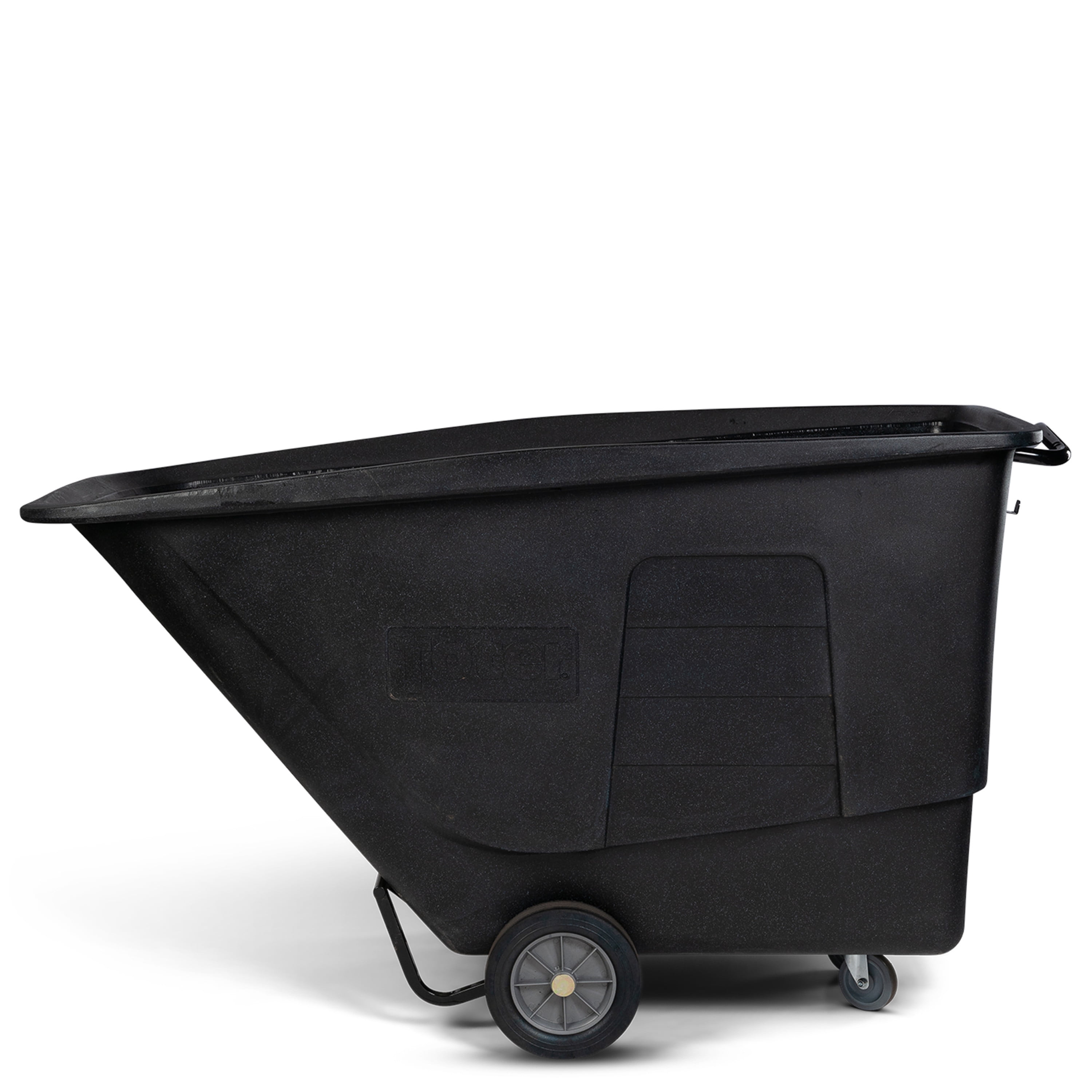 Salvage Bin Wheeler Carry Details about   Black Plastic Trash Dump Tilt Truck Recycling 750 Lb 