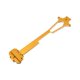 thumbnail image 5 of de para coche RC, bandeja de Radio, piezas de repuesto para 124016 124017 124018 124019, accesorios para camiones , Dorado Sunnimix Tablero del segundo piso del coche RC, 5 of 7