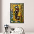 thumbnail image 2 of Woman Art Canvas, Home Decor Woman Wall Decor, Famous Canvas Art, Courtesan After Eisen, Courtesan After Eisen Art, Reproduction Printed, Canvas Wall Decor - White Framed, 2 of 5