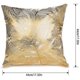 thumbnail image 3 of 4 unidades de fundas de almohada estampadas en caliente de 45x45cm, funda de cojín con patrón de hoja, funda de cojín para sofá cama, sala de estar dormitorio, 45*45cm Feliz Sencillez, 3 of 5