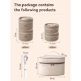 thumbnail image 1 of Bento Lunch Box Set, Portable Keep Warm Lunch Container With Insulated Bag, 18/8 Stainless Steel Thermal Food Container Khaki 2000ml, 1 of 6