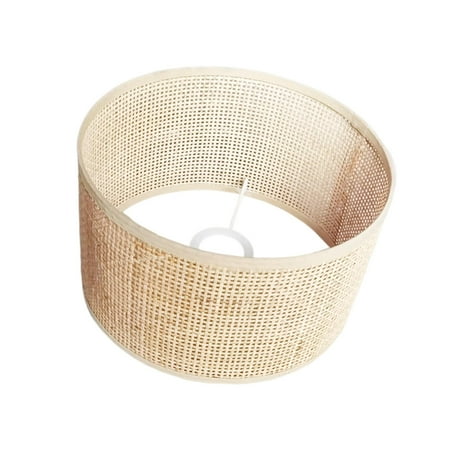 

Pendant Light Cover Ceiling Light Fixture Decors Floor Lamp Hanging Decorative Lantern Handwoven Rattan Lamp Shade for Hallway Bedside Dorm 16cmx12cm