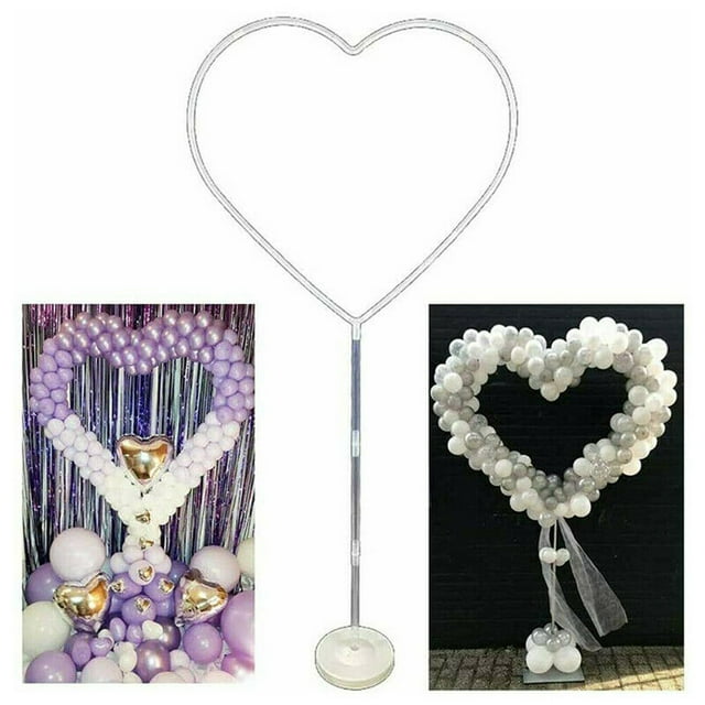 Love Balloon Column Arch Set Heart Balloon Frame Column Holder Stand Decoration For Wedding Birthday Baby Party