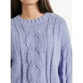 thumbnail image 3 of Justice Girls Cable Knit Sweater, Sizes XS - XLP, 3 of 6