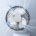 thumbnail image 4 of Boovnll Car Accessories for Women, Vehicle Fan for Car Rear Seat Car Multi-Functional Rear Clip Fan Usb Universal Car Fan Three Wind Speed Adjustment 360° Wind Direction Adjustment, Car Accessories, 4 of 9