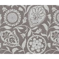 thumbnail image 2 of Soimoi Printed Waterproof Taffeta Fabric - Gray Floral Print | 56" Wide | For Outdoor Cushions, Awnings, Table Covers & Upholstery Projects, By 10 Yard, 2 of 7