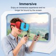 thumbnail image 4 of Prociv VR Headset for Nintendo Switch2 Model, 3D VR with Adjustable Lens for Virtual Reality Gaming Experience, Switch VR Labo Goggles Headset for Nintendo Switch2(Red Blue), 4 of 10