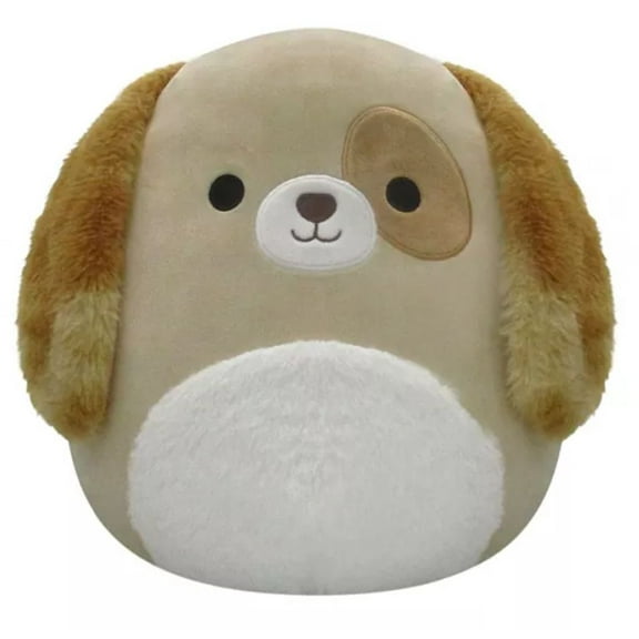 Squishmallows 8" Harris the Little Plush Brown Patch Dog Plush Stuffed Animal Toy