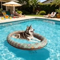 thumbnail image 4 of MKHSQHDG Today's Deals Inflatable Float Floating Bed Floatie Mat | Swimming Pool Bed Float for Lake Use Inflatable Float Summer Pool, 4 of 5