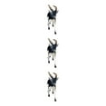 thumbnail image 3 of relayinert Figurines de Cerf Springbok Antilope Exquise Miniatures Collection à Partir de 3 Ans Noir 3Set, 3 of 6