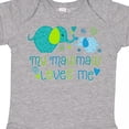 thumbnail image 4 of Inktastic My Mawmaw Loves Me Cute Elephants Boys or Girls Baby Bodysuit, 4 of 5