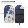 thumbnail image 7 of KUIFORTI Patriotic Palm Print Waterproof Towel Car Seat Cover , Washable Non-Slip Post-Gym and Swimming Seat Protector, Compatible with Cars, SUVs, and Trucks, 7 of 7