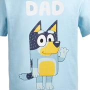 Bluey Mens Short Sleeve Graphic T-Shirt Bandit Blue