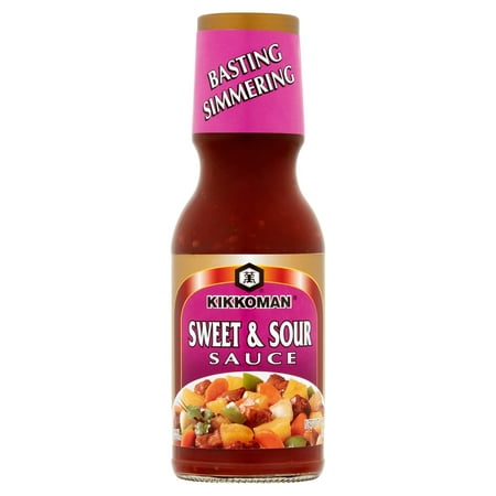 (3 Pack) Kikkoman Sweet Sour Sauce, 12.0 OZ (Best Bottled Sweet And Sour Sauce)